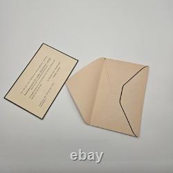 Original 1941 WW2 German Mourning Card & Envelope Assistenzarzt Dr. E. Lange