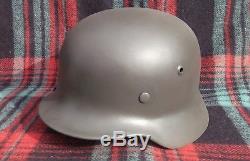Original-Authentic WW2 WWII Relic German helmet Wehrmacht #101