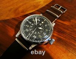 Original Big LACO 1940 B-UHR WWII German Luftwaffe Pilot / Aviator Wrist Watch