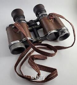 Original Carl Zeiss Turactem 8x30 Dated German Military Binoculars Ww1 Ww2