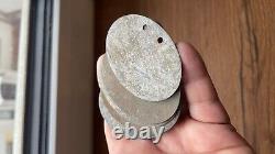 Original Empty WW2 German Military Dog Tags 5 pcs