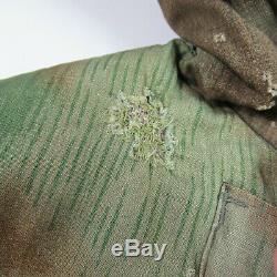 Original Fluffy Splittertarn WWII German Parka Jacket Reversible Camo Splinter