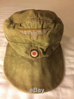 Original German Afrika Korps hat from WWII