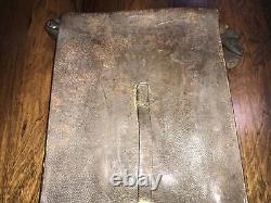 Original German Army Officer's M35 WW2 Map/Document Leather Case