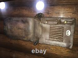 Original German Army Officer's M35 WW2 Map/Document Leather Case