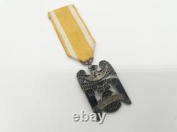 Original German Freikorps Silesian Eagle Enamel 2nd Class Medal Post WW1 Pre WW2