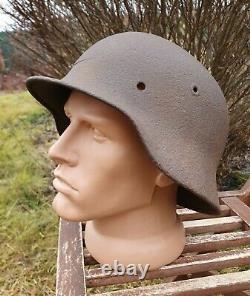 Original German Helmet M40 Relic of Battlefield WW2 World War 2