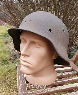 Original German Helmet M40 Relic of Battlefield WW2 World War 2