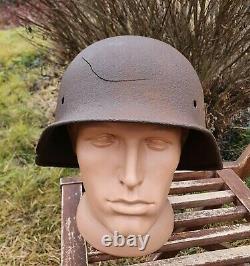 Original German Helmet M40 Relic of Battlefield WW2 World War 2