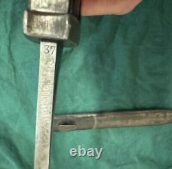 Original German K98 WWII Bayonet W / Scabbard