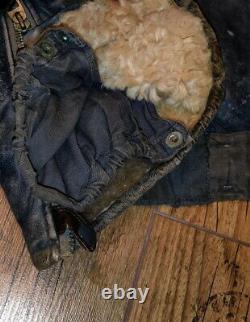 Original German Luftwaffe Flight Jacket Pilot Aviator Jacket Kanaljacke Ww2