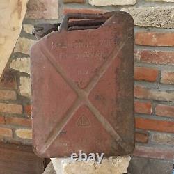 Original German Tank Canister 1939 WW2 Kraftstoff 201 WH Jerry Can 20 Ltr WWII