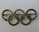 Original German WW 2 Badge Olympia 1936 Berlin Olympic Rings 830 silver