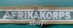 Original German WW2 Afrikakorps Cuff Title Armelband