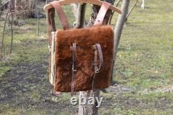 Original German WW2 Pony fur backpack Wehrmacht Tornister WH bag