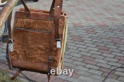 Original German WW2 Pony fur backpack Wehrmacht Tornister WH bag