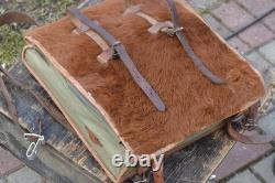 Original German WW2 Pony fur backpack Wehrmacht Tornister WH bag