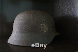Original German WW2 SS NORD helmet M40 casque stahlhelm casco elmo Kask
