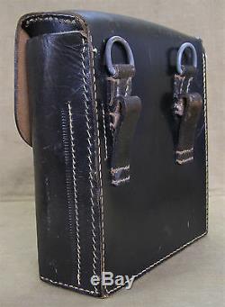 Original German WWII Signals (Nachrichtentasche) Leather Tool Pouch
