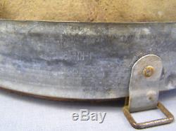 Original German WWII Zinc Helmet Liner Size 64 Shell 56 Liner Faint Markings