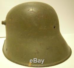 Original German Ww1 Helmet (used By The Finnish Army In Ww2)