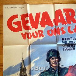 Original Gevaar Voor Ons Land! (Danger To Our Country) German Propaganda WWII
