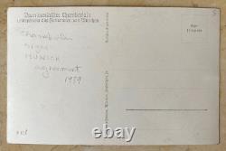 Original! Historic! Ww2 German Munich Agreement Signing Photo Postcard Rppc