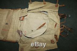 Original Late WW2 German Army M34 Pony Fur Back Pack withStraps, 1944 dated