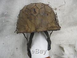 Original M38 German para helmet army decal. Retrieved from Arnhem area