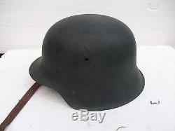 Original M42 German helmet with single elite forces decal