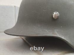 Original Named German M40 Sd Helmet Heer