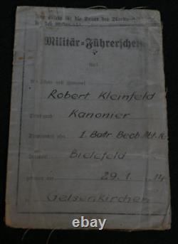 Original Pre-WWII German Army Weimar Reichswehr Drivers Licence Rare