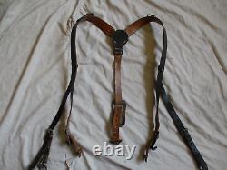 Original RARE WW2 GERMAN lightweight CAVALRY / FALLSCHIRMJAGER para Y STRAPS