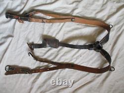 Original RARE WW2 GERMAN lightweight CAVALRY / FALLSCHIRMJAGER para Y STRAPS