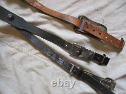 Original RARE WW2 GERMAN lightweight CAVALRY / FALLSCHIRMJAGER para Y STRAPS