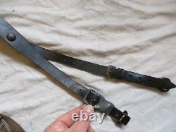 Original RARE WW2 GERMAN lightweight CAVALRY / FALLSCHIRMJAGER para Y STRAPS