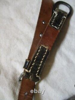 Original RARE WW2 GERMAN lightweight CAVALRY / FALLSCHIRMJAGER para Y STRAPS