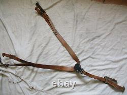 Original RARE WW2 GERMAN lightweight CAVALRY / FALLSCHIRMJAGER para Y STRAPS