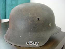 Original Rare German Ww2 Kriegsmarine Steel Combat Helmet M42 Ef64 Stahlhelm