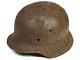 Original Relic WW2 WWII German M40 HELMET size 62 from Kurland Front