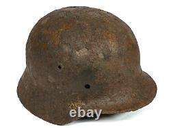 Original Relic WW2 WWII German M40 HELMET size 62 from Kurland Front