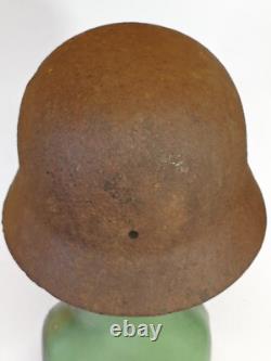Original Relic WW2 WWII German M40 HELMET size 64 from Kurland Front