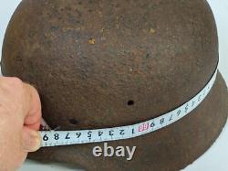 Original Relic WW2 WWII German M40 HELMET size 64 from Kurland Front