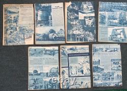Original Scarce WW2 German Energie Technical Journal Magazine Set 1939 x7 Mags