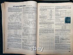 Original Scarce WW2 German Energie Technical Journal Magazine Set 1939 x7 Mags