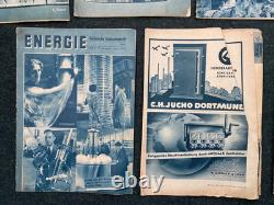 Original Scarce WW2 German Energie Technical Journal Magazine Set 1940 x7 Mags