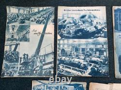 Original Scarce WW2 German Energie Technical Journal Magazine Set 1940 x7 Mags