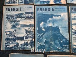 Original Scarce WW2 German Energie Technical Journal Magazine Set 1941 x10 Mags