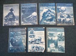 Original Scarce WW2 German Energie Technical Journal Magazine Set 1942 x7 Mags