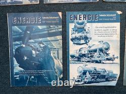 Original Scarce WW2 German Energie Technical Journal Magazine Set 1942 x7 Mags